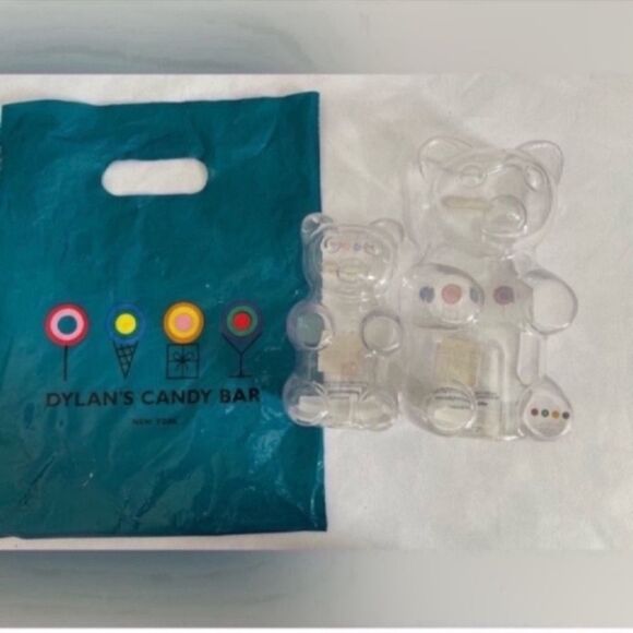 Set of 2 BEAR SHAPED ACRYLIC CANDY BOXES - Picture 9 of 13